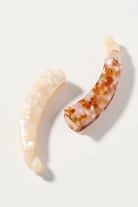 By Anthropologie Large Banana Claw Clip