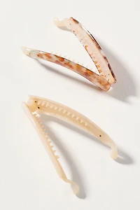 By Anthropologie Large Banana Claw Clip