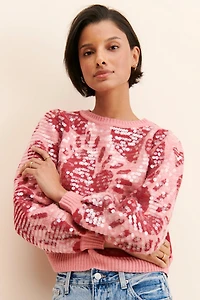 FARM Rio Sequins Knit Sweater