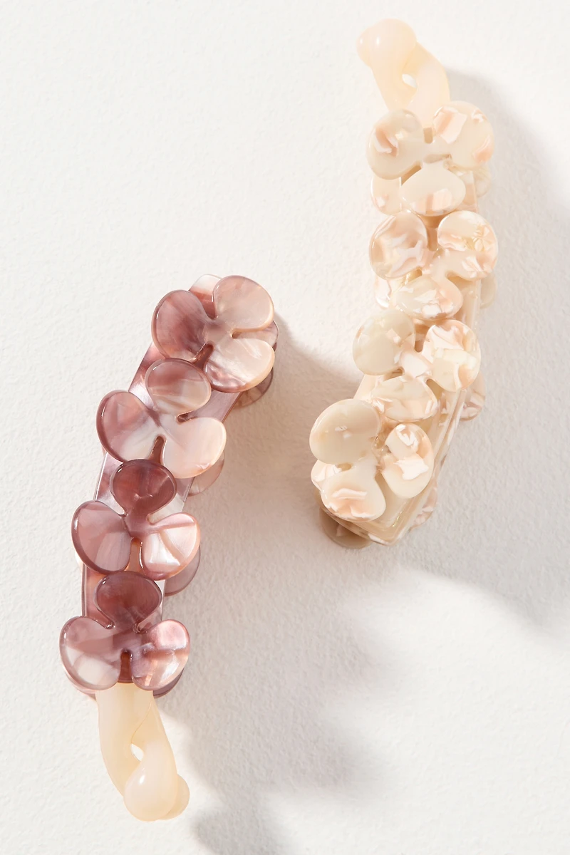 Resin Banana Claw Clip