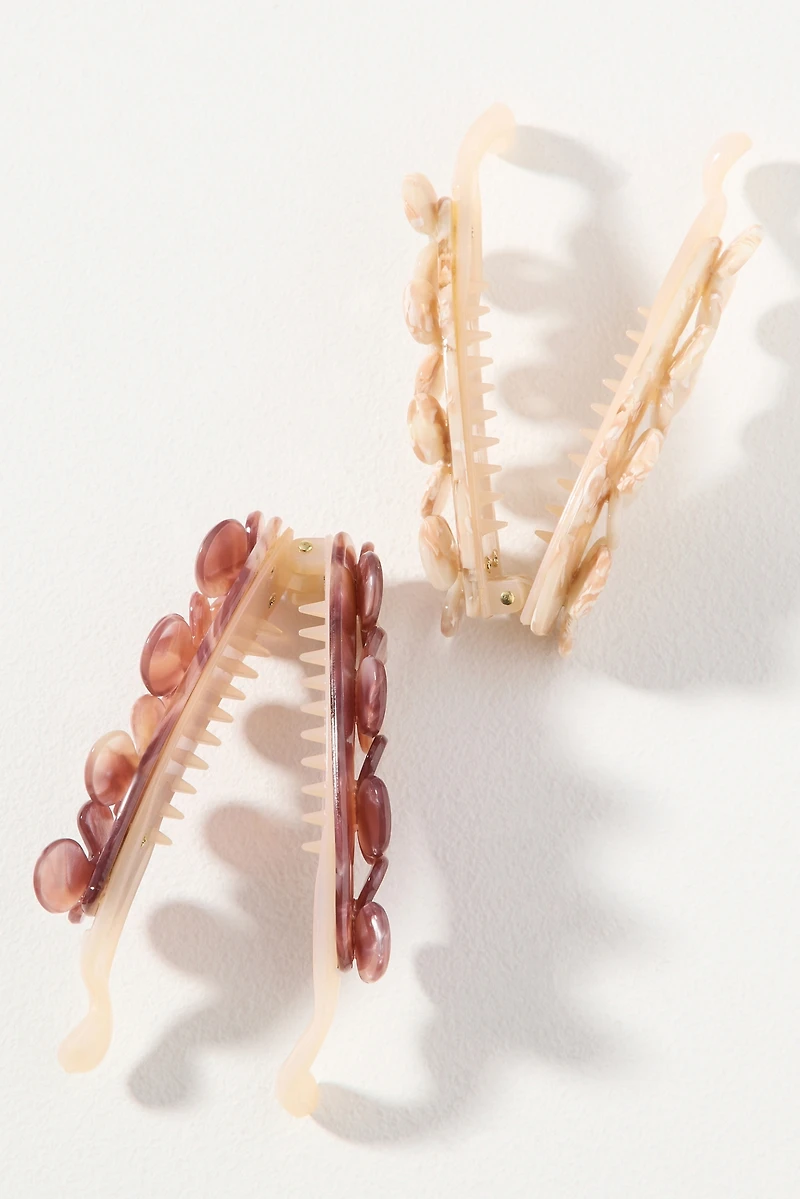 Resin Banana Claw Clip