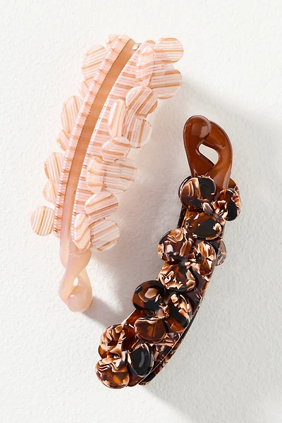 Resin Banana Claw Clip