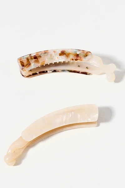 By Anthropologie Small Banana Claw Clip