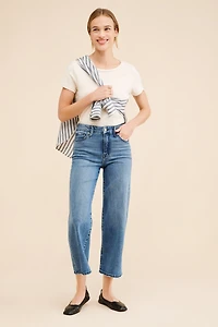 Good American Waist Palazzo Crop Jeans