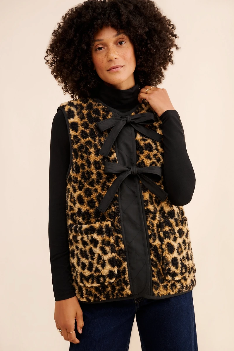 Damson Madder Marta Borg Gilet Bow Vest