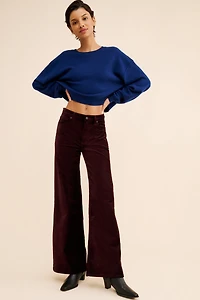 Citizens of Humanity Loli Mid-Rise Baggy Velvet Jeans