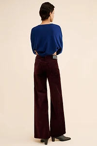 Citizens of Humanity Loli Mid-Rise Baggy Velvet Jeans