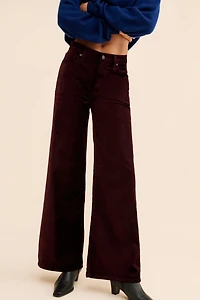 Citizens of Humanity Loli Mid-Rise Baggy Velvet Jeans