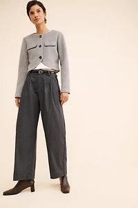 4th & Reckless Mable Wool Blend Cropped Jacket