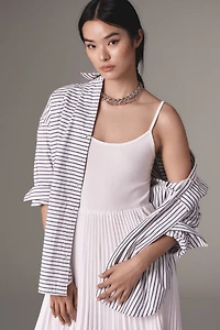 Twofer Maxi Shirt Dress