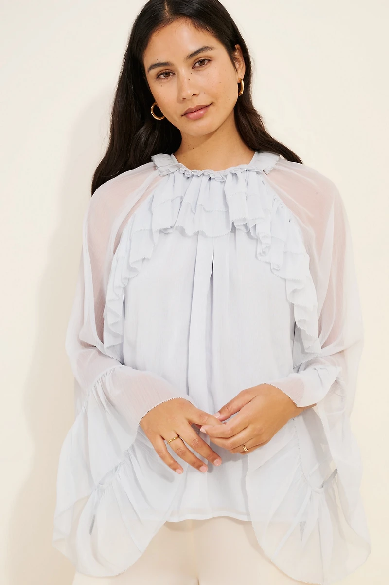 Forever That Girl Myra Ruffle Top