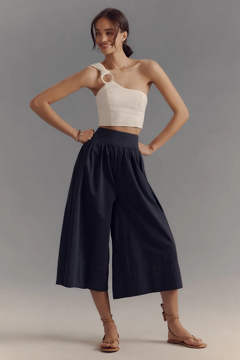 Maeve Skirty Poplin Culottes