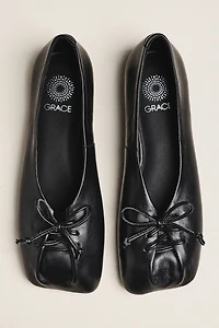 Grace Butter Square-Toe Flats