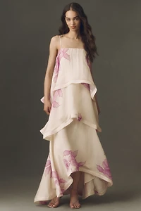 ELLIATT Rova Tiered Maxi Dress