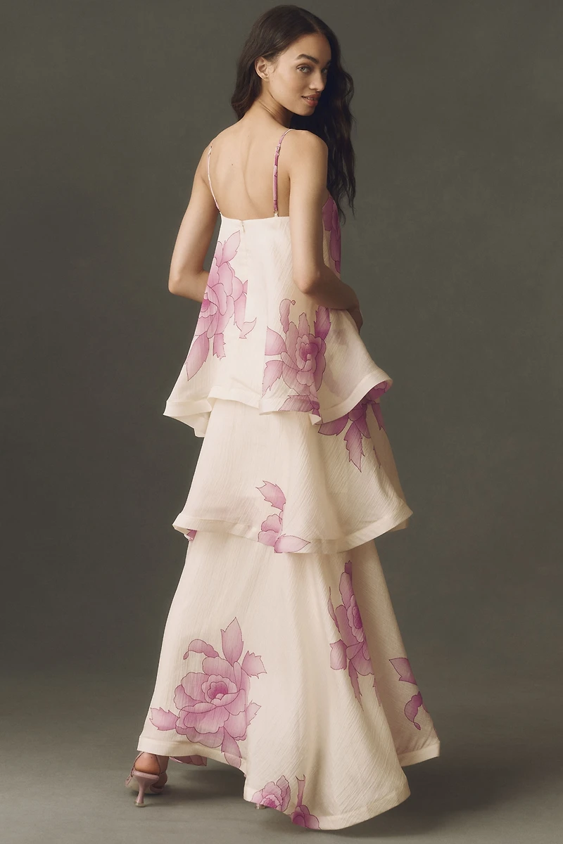 ELLIATT Rova Tiered Maxi Dress