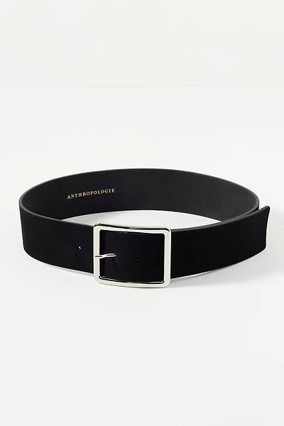 Wide Square Buckle Belt