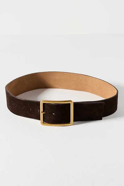 Wide Square Buckle Belt
