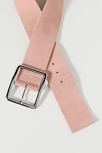 Wide Square Buckle Belt