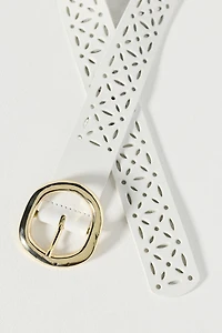 Geometric Cutout Belt