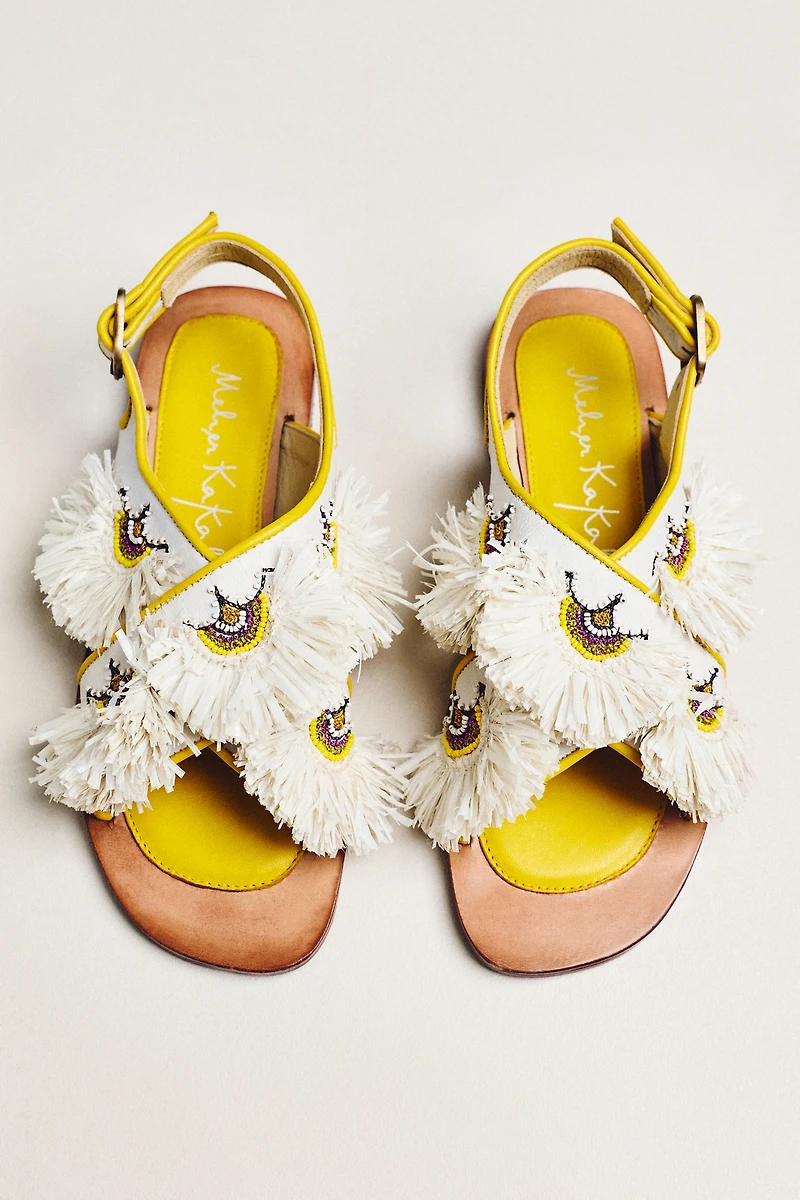 Meher Kakalia Rio Flower Sandals