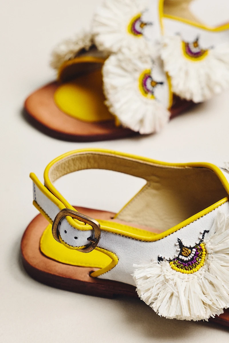 Meher Kakalia Rio Flower Sandals