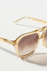 Sito Shades Translucent Aviator Sunglasses
