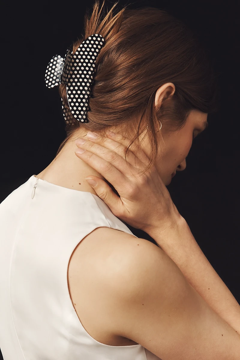 Kaxi Polka Dot Hair Claw Clip, Set of 2