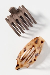 Kaxi Lay Down Hair Clips, Set of 2