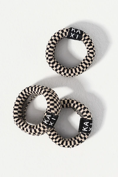 Kaxi Striped Hair Ties, Set of 3