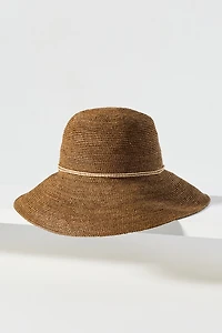 rag & bone Crochet Raffia Bucket Hat