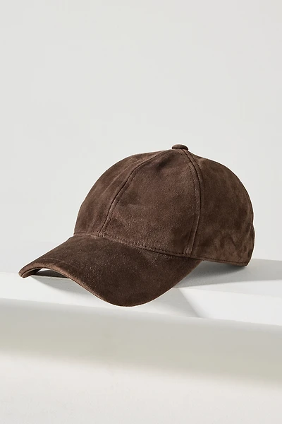 rag & bone Harlow Suede Baseball Cap