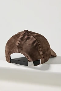 rag & bone Harlow Suede Baseball Cap