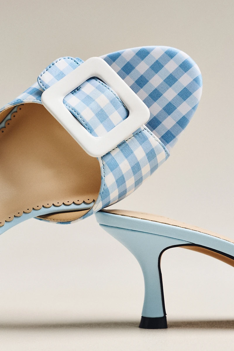 For Love & Lemons Eloise Kitten Heel Sandals