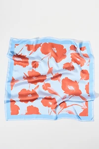 Two-Tone Printed Hair Scarf