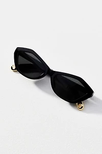 I-SEA Geometric Cat-Eye Sunglasses