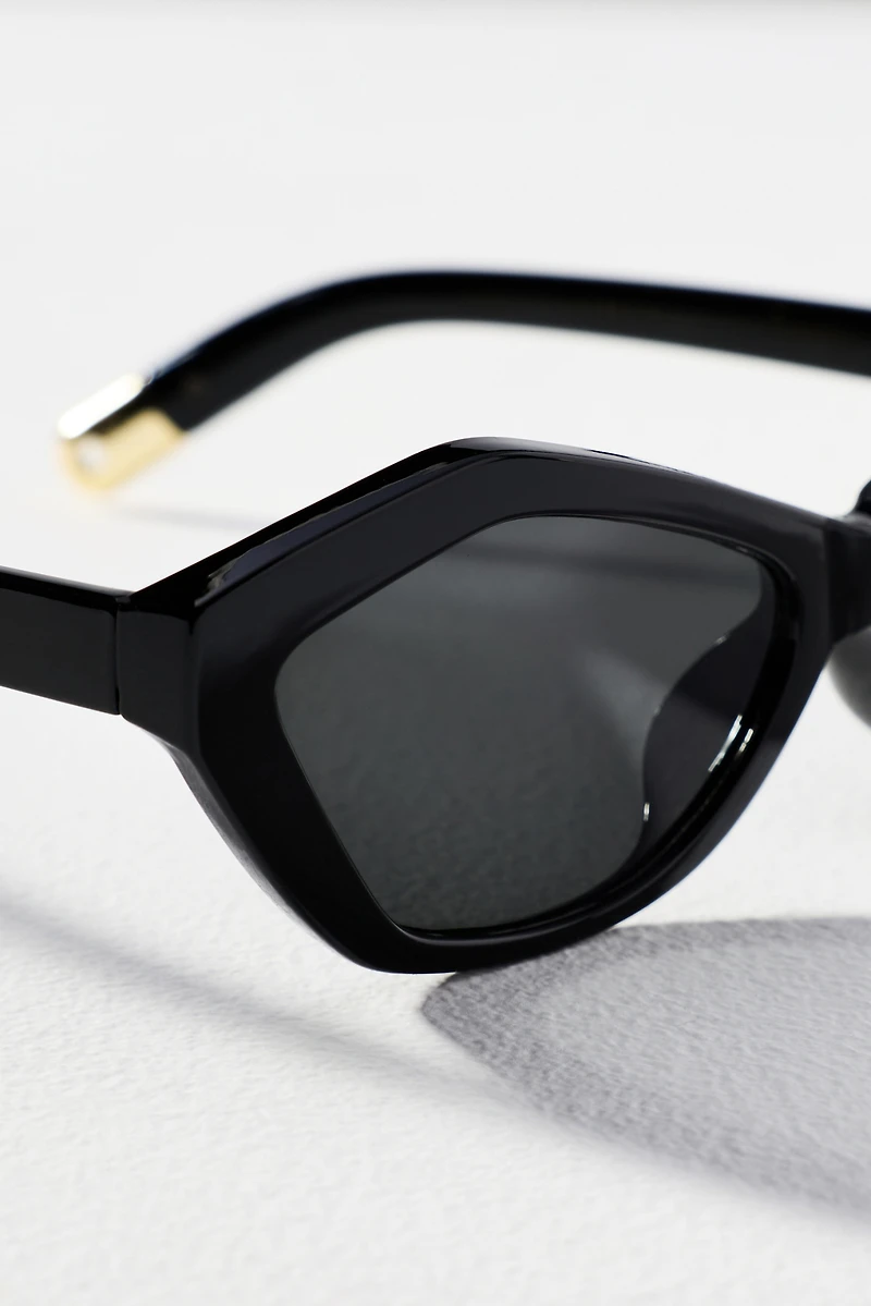 I-SEA Geometric Cat-Eye Sunglasses