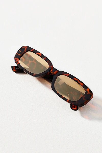 I-SEA Tortoise Rectangle Sunglasses