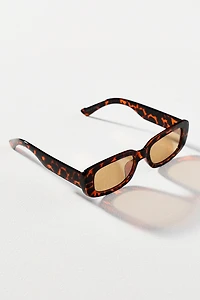 I-SEA Tortoise Rectangle Sunglasses