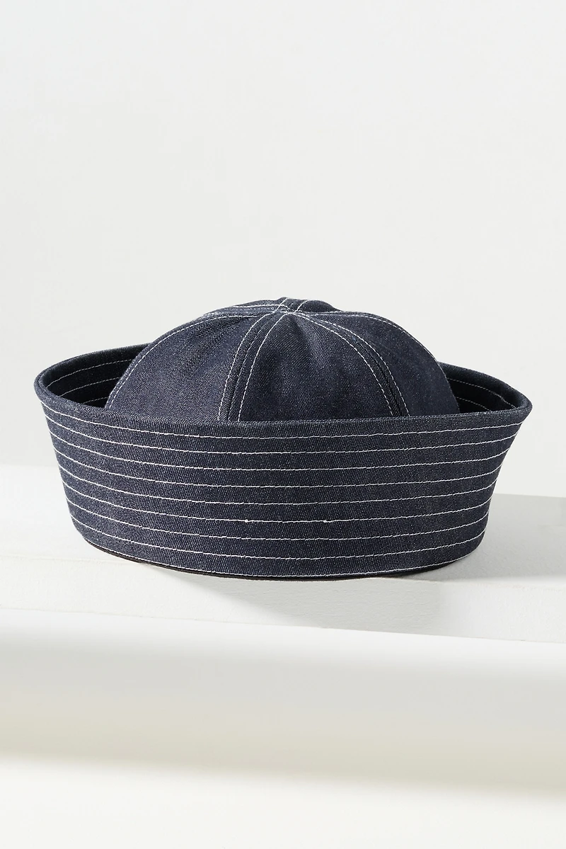 Wyeth Denim Sailor Hat