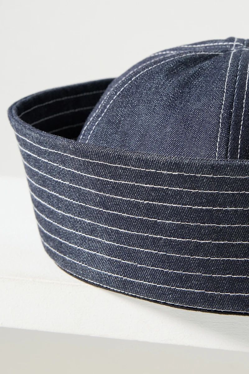 Wyeth Denim Sailor Hat