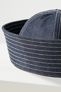 Wyeth Denim Sailor Hat