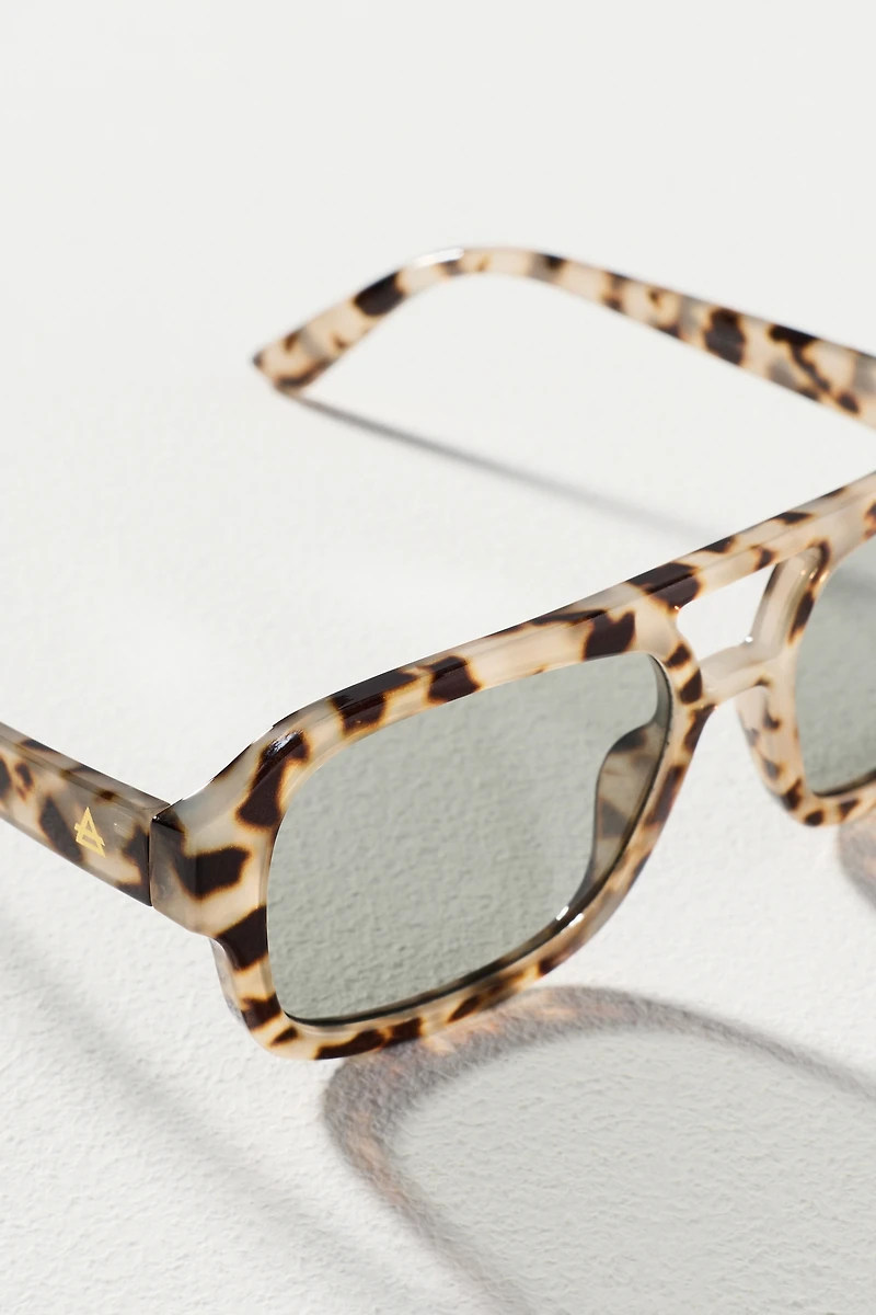 AIRE  Aquarius Translucent Aviator Sunglasses