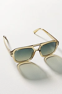 AIRE  Aquarius Translucent Aviator Sunglasses