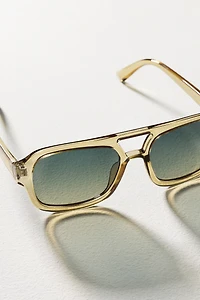 AIRE  Aquarius Translucent Aviator Sunglasses