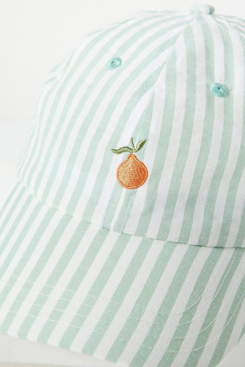 Frasier Sterling Seersucker Baseball Cap