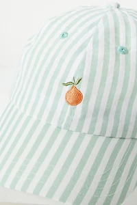 Frasier Sterling Seersucker Baseball Cap