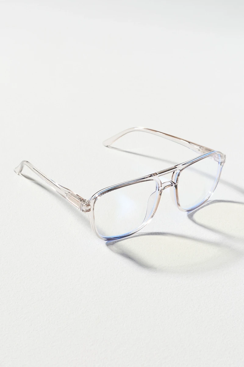 Eyeking Clear Aviator Bluelight Readers