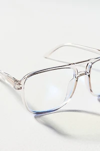 Eyeking Clear Aviator Bluelight Readers