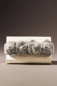 Olga Berg Stella Rosette Clutch Bag