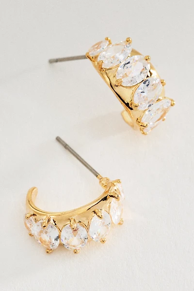 Crystal Baguette Earrings